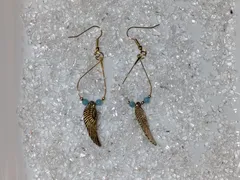 パワーストーン　ピアス　アマゾナイト　No.120