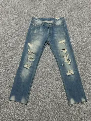 DIESEL 正規品 / メンズ32 / ダメージ ウォッシュ デニム