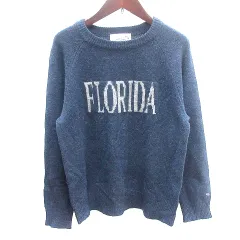 アーノルドパーマー Arnold Palmer ニット セーター ウール 長袖 3 L 紺 ネイビー /AU