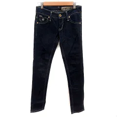 サムシング something パンツ デニム ジーンズ ストレート ロング 27 インディゴ /RT