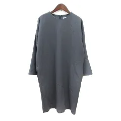 イエナ IENA ワンピース ひざ丈 長袖 38 M グレー /MN