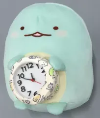 【中古】置き時計・壁掛け時計 とかげ ぬいぐるみ時計 Part2 「すみっコぐらし」