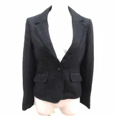 エニィスィス エニシス anySiS テーラードジャケット 総裏地 1 S 黒 ブラック /YK