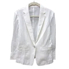 コムサイズム COMME CA ISM テーラードジャケット 9 M 白 ホワイト /MN