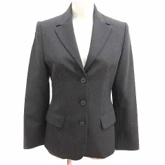 ユナイテッド・カラーズ・オブ・ベネトン UNITED COLORS OF BENETTON テーラードジャケット 総裏地 38 M こげ茶 ダークブラウン /YK