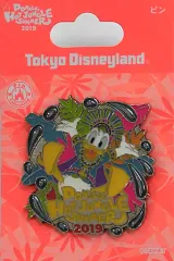 【中古】バッジ・ピンズ ドナルドダック ピンバッジ 「ドナルドダックのホット・ジャングル・サマー 2019」 東京ディズニーランド限定