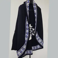 ポロ ラルフローレン (F) エスニック カーディガン 兼 ケープ