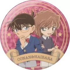【中古】バッジ・ピンズ 江戸川コナン＆灰原哀(Deep) ホログラム缶バッジ 「名探偵コナン」
