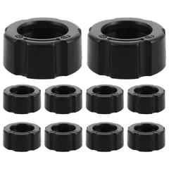 【数量限定】携帯電話ホルダーナット 電話ホルダーアクセサリー リングアジャスター カーサプライ 10個 カー用品 車の部分 車のアクセサリー GLEAVI プラスチック Black