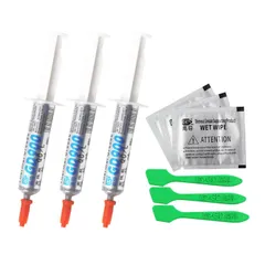 【在庫処分】ヒートシンク プラスター ペースト コンパウンド 熱伝導グリース グレー ブリスターとボックス包装付き BX7 正味重量7グラムシリンジ3個 GD900