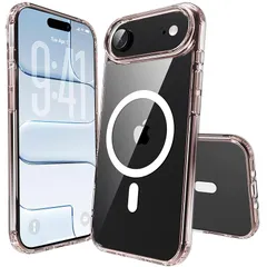 PinLiSheng iPhone 17 Air 用 ケース MagSafe対応 ・3倍米軍MIL規格 PC背面TPUバンパー 耐衝撃 黄変防止 指紋防止 アイフォン17 Airマグネット搭載 マグセーフ対応 耐衝撃 SGS認証 薄型 ストラップホール付き い