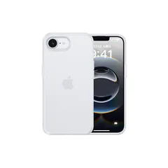 【米軍MIL規格・指紋防止】CASEKOO iPhone 16e 用 ケース 耐衝撃 滑り止め 指紋防止 米軍MIL規格 マット仕上げ ストラップホール付き 黄変防止 耐久性 カバー ワイヤレス充電対応 アイフォン 16e 用 6.1 インチ ケース(マットク