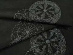 平和屋着物●上質な紬　源氏車文　正絹　逸品　CABA8037ut 平和屋着物○上質な紬 源氏車文 正絹 逸品 CABA8037ut - メルカリ