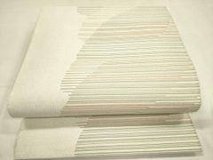 平和屋着物□極上 龍村美術織物 九寸開き名古屋帯 鴛鴦唐草文錦 逸品