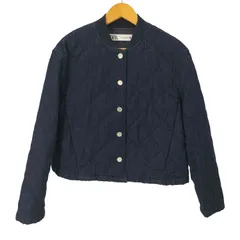 ザラ ZARA デニムキルティングジャケット レディース import：S 