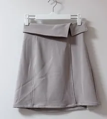 LIP SERVICE ウエスト折り返しミニスカート