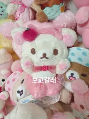 【レア】コリラックマ　ストロベリーキャット　あつめてぬいぐるみ　猫　ネコ　いちご リラックマ「コリラックマとストロベリーキャット」テーマ グッズ