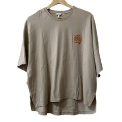 LOEWE(ロエベ) 半袖Tシャツ サイズL レディース - ベージュ×オレンジ