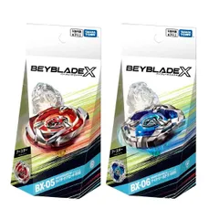 ［ 2種セット ] タカラトミー ベイブレード X BX-05 ブースター ウィザードアロー 4-80B + BX-06 ブースター ナイトシールド 3-80N