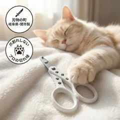 猫壱 ストレスなくスパッと切れる猫用爪切り 日本製 岐阜県関市産 ねこ 爪きり