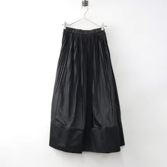 2024AW エンフォルド ENFOLD VOLUME SKIRT ボリュームスカート 36＼ブラック ギャザー フレア ロング ゴム【2400014655117】のサムネイル