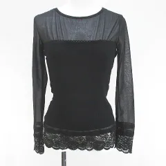 特別価格‼️新品タグ付きPINK HOUSE ブラック長袖カットソー　Ｌサイズ 2025年最新】PINK HOUSE レディース 長袖 Tシャツ・カットソーの人気