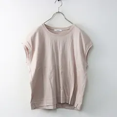 エブール ebure ストレッチコットン ノースリーブカットソー 38 グレイッシュピンク┃トップス Tシャツ【2400014713824】のサムネイル