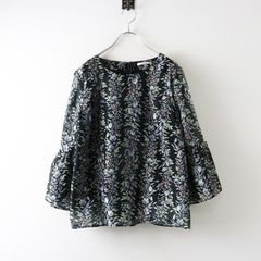 ジャーナルスタンダード デジタルフラワー スリットブラウス 総柄 