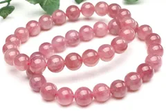 マダガスカル産◇ディープカラー！ ローズクォーツ　8mm　ブレスレット 1個売り パワーストーン 天然石 _B1534-8