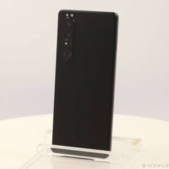 〔中古品〕 Xperia 1 III 256GB フロストブラック SOG03 auロック解除SIMフリー【276】