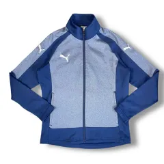 プーマ ネイビーグレー 裏起毛 ジャージ トラックジャージ M