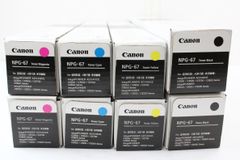 未使用 CANON 純正 トナー NPG-67 4色（シアン・マゼンタ・イエロー