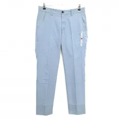 ラフアンドスウェル パンツ ライトブルー ロゴ白  メンズ M ゴルフウェア rough＆swell