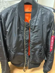 アルファインダストリーズ MA-1 ブラック ジャケット M