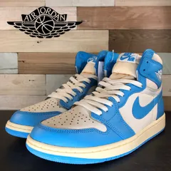 NIKE AIR JORDAN 1 RETRO HIGH OG ナイキ エア ジョーダン 1 レトロ ハイカット オリジナル ホワイト ブルー 27.5cm U11044 DZ5485-402