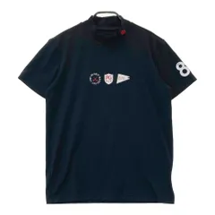 サイズ：4 PEARLY GATES パーリーゲイツ 2023年モデル ハイネック 半袖Tシャツ  ブラック系 [240101577862] ゴルフウェア メンズ ストスト