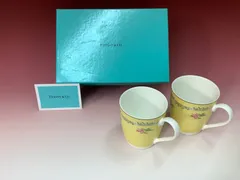 Tiffany &Co ⭐︎ピンクチューリップシリーズ　ペアマグカップ 希少