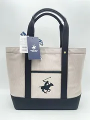 CS1994　新品タグ付き　ビバリーヒルズポロクラブ　キャンバストート　グレー