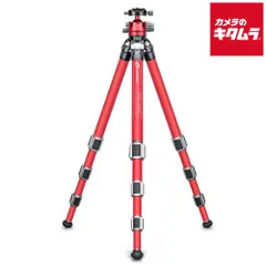 【新品】レオフォト LA-324C+LH-40R（FR） LAアテナシリーズ 三脚雲台セット フルレッド