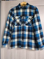 RRL ウール CHECK オーバーサイズシャツ L