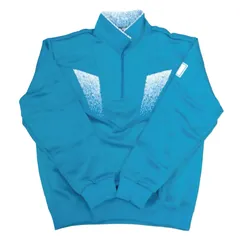 【値下げ品・新品】OLEES　ジャージ上　ハーフジップ長袖シャツ　ブルー　男女兼用　アウトレット品　在庫限り　（旧）本太中学校【送料込み】