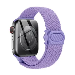 【新着商品】Apple Watch Apple Seriesに対応 ベルト ナイロン 9 スナップ 8 38mm 40mm 7 41mm 6 42mm 44mm 5 45mm 4 49mm スポーツバンド 3 調整可能 2 伸縮 編み込み 1 Watch用バン