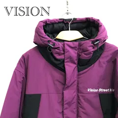 VISION STREET WEAR 中綿ジャケット 0905001-I L パープル メンズ ファッション