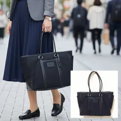 大容量◎ユニセックスでおすすめ◎【COACH】コーチ トートバッグ レザー キャンバス シンプル モノトーン ビジネス 通勤 出張 ブラック 黒 レディース メンズ/M38849jY