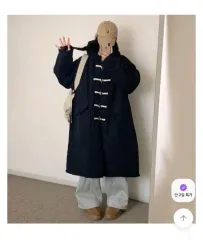 ably ダッフル トグルボタン ダウンジャケット ロング丈