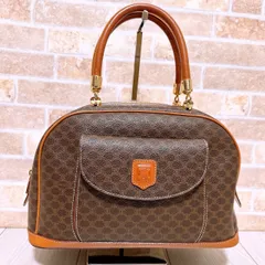 (美品) CELINE(セリーヌ)ハンドバッグ マカダム柄 PVC