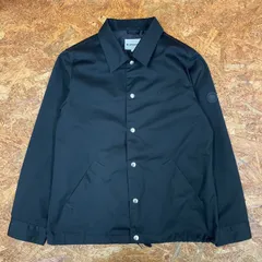 CONVERSE ALL STAR コーチジャケット L ブラック 刺繍 コンバース オールスター アウター ブルゾン ジャンパー ユーズド USED 古着