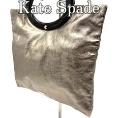 【美品】ケイトスペード クラッチバッグ パーティーバッグ ゴールド レザー ハンドバッグ オーバルハンドル 上品 エレガント 結婚式 二次会 お呼ばれ きれいめ コンパクト 高見え フォーマル レディース Kate Spade