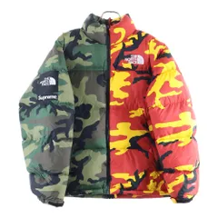 SUPREME (シュプリーム) 24SS ×THE NORTH FACE Split Nuptse Jacket ザ ノースフェイス スプリット ヌプシ ダウンジャケット カモフラ マルチ ND02400I