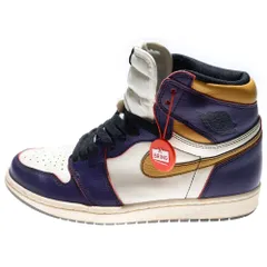 NIKE (ナイキ) AIR JORDAN 1 RETRO HIGH OG エアジョーダン1 ディフィアント レイカーズ シカゴ ハイカットスニーカー マルチ US8.5/26.5cm CD6578-507
